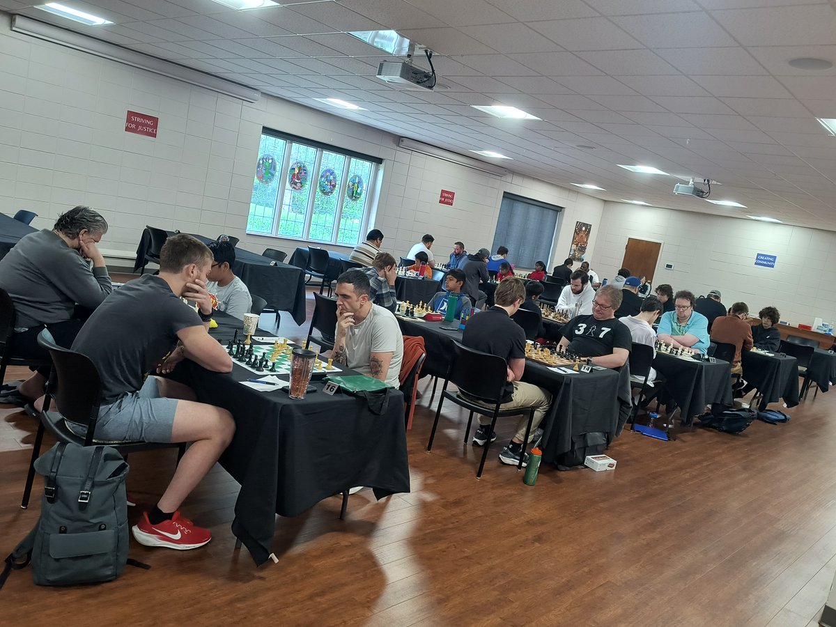 IndyChessClub's tweet photo. The Superhero Showdown has begun with 44 players in four sections!
Follow pairings/standings at https://t.co/u7f4qgDTuG https://t.co/VphghEofsY