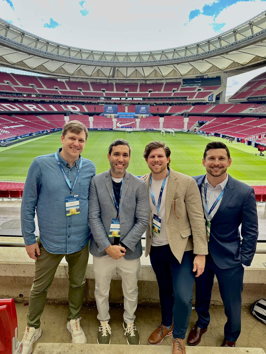 🇺🇸 USA Football (Soccer) Medicine contingent representing <a href="/BBoettcherDO/">Brennan Boettcher DO</a> <a href="/RaulRosarioMD/">Raul Rosario-Concepcion, MD, FAAPMR, CAQSM, RMSK</a> <a href="/ErekLatzkaMD/">Erek Latzka MD, RMSK</a> <a href="/mayoclinicsport/">Mayo Clinic Orthopedics and Sports Medicine</a>