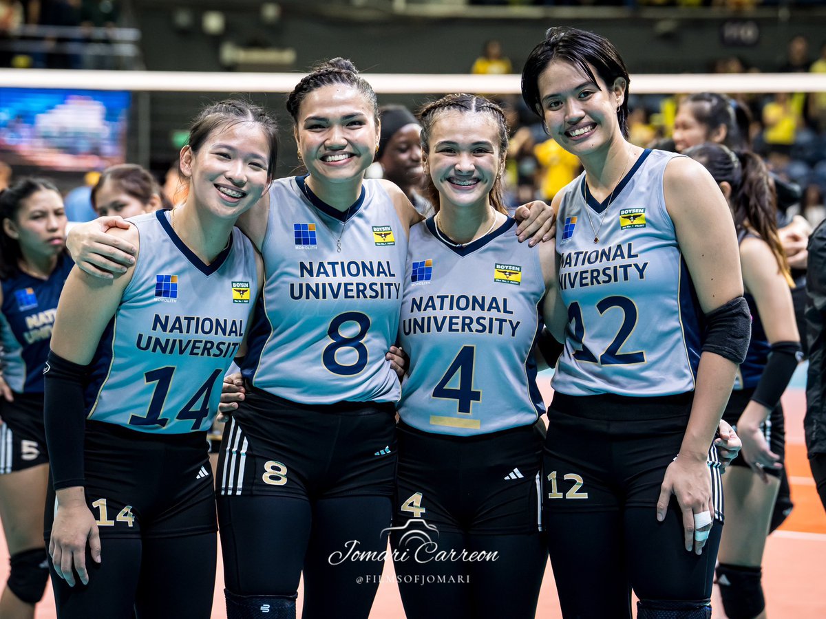 nuwvtcontents's tweet photo. With tonight’s win, the NU Lady Bulldogs not only secured at least a silver medal, but their senior players will also be making their 11th appearance in the UAAP Finals. They will graduate with only silver and gold finishes, defining their legacy in the league. 🐶

#UAAPSeason84 https://t.co/VvwZG6VjtC