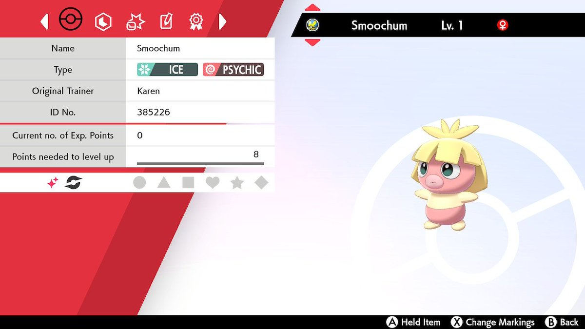 Shiny Smoochum in 59 eggs!! That's gonna be turned into Jynx and put in my Gen 1 shiny living dex!  7 more to go, and my Gen 1 shiny living dex is complete!!  I need Pinsir, Tauros, Omynite, Omaster, Kabuto, Kabutops, Aerodactyl, and Zapdos!  Zapdos is going to be the hardest 🤦‍♀️