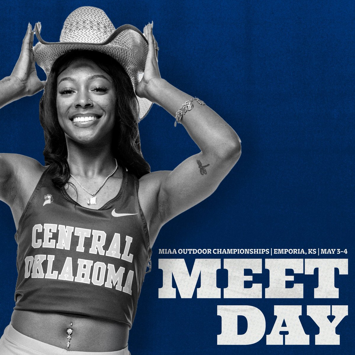 ucoathletics's tweet photo. Day 2️⃣ 𝙣𝙤𝙬 𝙬𝙚 𝙜𝙤

@UCOWomensTrack x #RollChos https://t.co/PVa13x79qQ