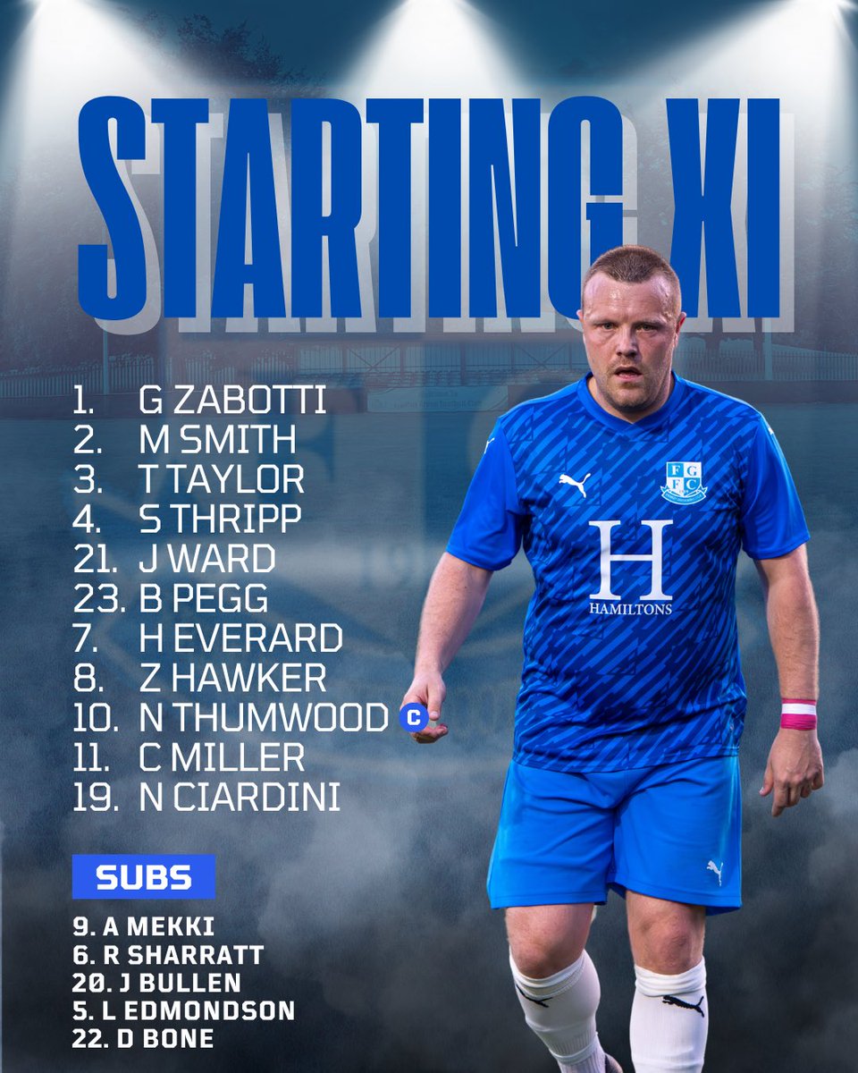 official_FGFC's tweet photo. ✨TODAYS STARTING LINE UP AGAINST @ecvafc ✨

📸 @Guy_Nash https://t.co/jwXBVgJYAh