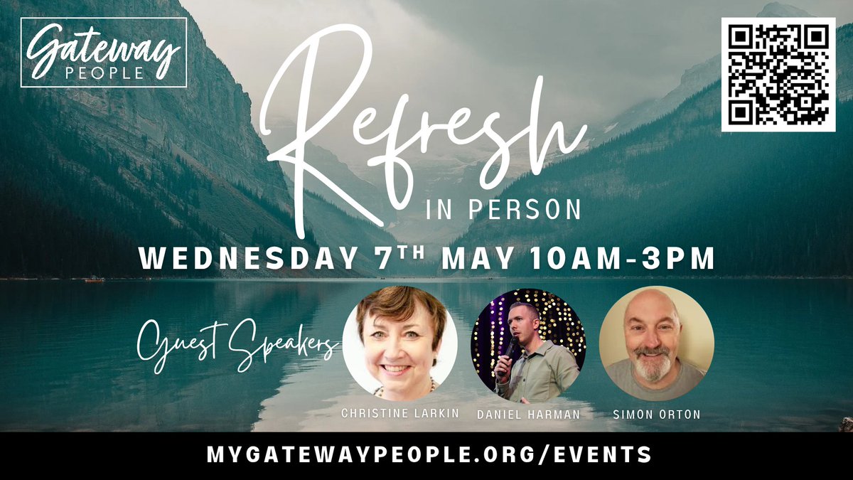 Refresh <a href="/CLCPortsmouth/">City Life Church Portsmouth ✝️</a> 
🗓️ Wednesday 7th May 10am until 3pm 

🎫 Book your ticket today:  myGatewayPeople.org/events 

#FreeEvents #Faith #Hope #ComeAsYouAre #CityLife #Church #Portsmouth #Hampshire #GatewayPeople
