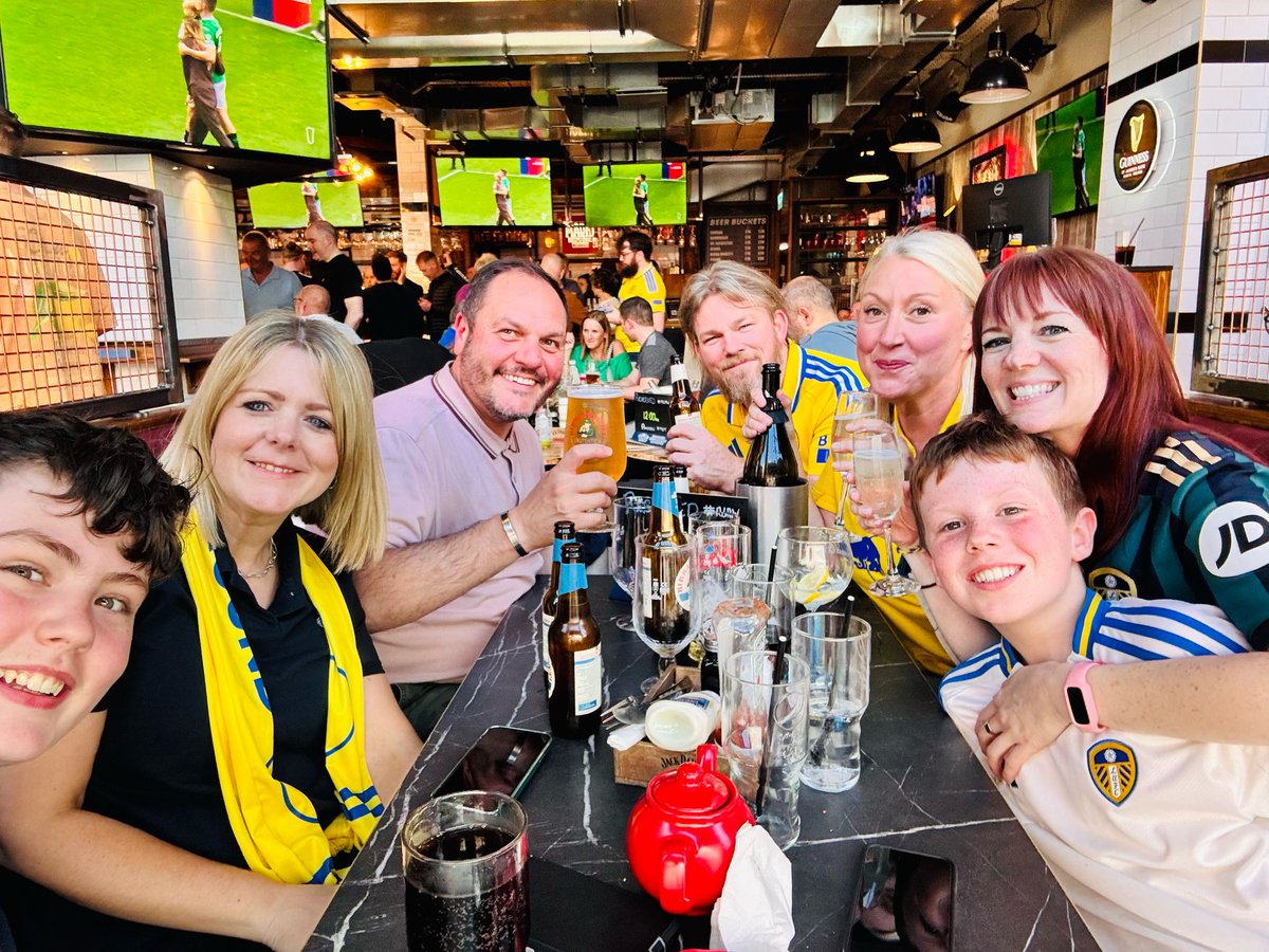 What. A. Day. Wouldn't celebrate this with anyone else! #Champions #lufc
