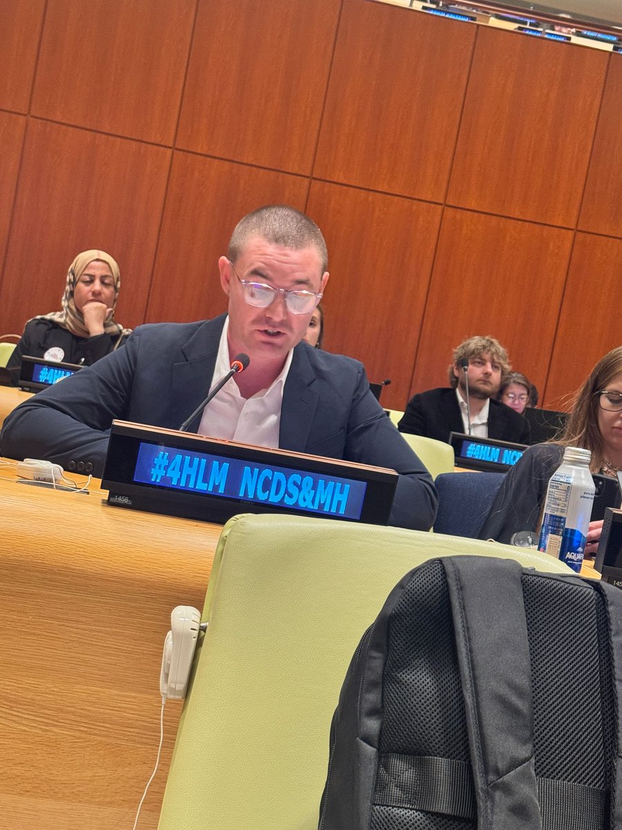 At the UN multi-stakeholder hearing, governments from 🇪🇹🇹🇭🇵🇭🇰🇿🇮🇹🇪🇸 called for stronger health systems &amp; scaling up #MentalHealth services. @WellcomeTrust stressed the need for bold commitments at the UN HLM. @GMHAN members shared their experiences and called for urgent action