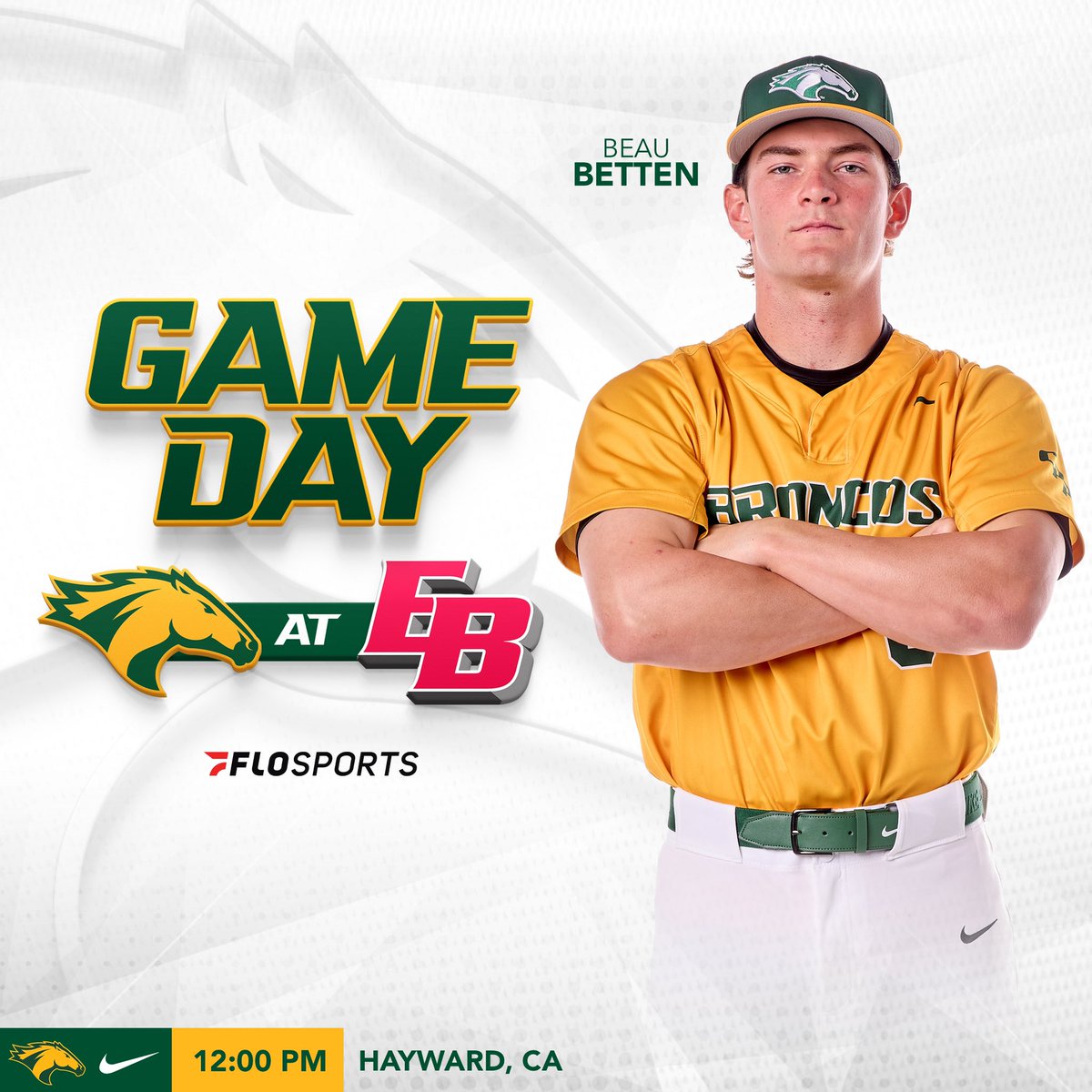 Cal Poly Pomona Broncos (@cppbroncos) on Twitter photo Championship Saturday!!
<a href="/CPPxctf/">Cal Poly Pomona XC & Track</a> competes in the final day of the CCAA Championships.
<a href="/BaseballCPP/">Cal Poly Pomona Baseball</a> plays their final game of the series against Cal State East Bay.
#WeAreCPP Championship Saturday!!
<a href="/CPPxctf/">Cal Poly Pomona XC & Track</a> competes in the final day of the CCAA Championships.
<a href="/BaseballCPP/">Cal Poly Pomona Baseball</a> plays their final game of the series against Cal State East Bay.
#WeAreCPP