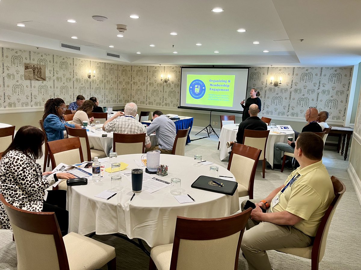 NYSPEF's tweet photo. Scenes from various morning workshops at the Region 8 Leadership Conference in Cooperstown. https://t.co/dDb8NO1pbU