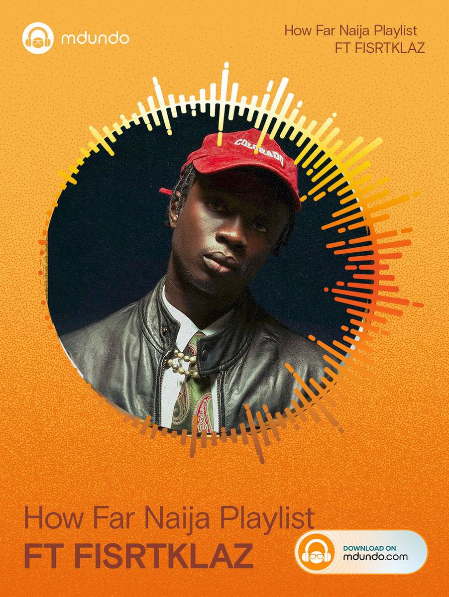 mdundomusicng's tweet photo. Don’t miss out on the vibe! Your faves are front and center on Mdundo playlist covers this week!

Friday Releases – @DiceAiles 
How Far Naija – @firstklaz_ 
Jollof Groove – @Arieenati 
Rising Playlist – @RnBPrincess_ 

Tap in now on https://t.co/RGFTXsY7dS 🔥 https://t.co/BHq30wP7x4