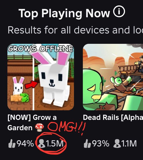 MouseyCherie's tweet photo. Never would I’ve thought I’d see this day come. I’m actually shaking 🥹
For the first time ever, a game I worked on has reached 1 Million CCU and we’re currently the #1 game on Roblox right now. The numbers keep going up as I’m writing this post. 😭 Younger me would’ve never thought this’d happen ever in my life.

Seriously though, I wanna thank all of you who have shown love and support towards are games and making this amazing milestone happen. Our team will continue to work hard for you all. Thank you thank you thank you 🥹🙏💜
#Roblox