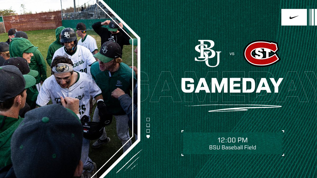 Lets end the season with a 💥

🆚 St. Cloud State
⏰ 12:00 PM
🏟 BSU Baseball Field
🖥 NSICNetwork.com/bsubeavers
📈 bsubeavers.com/sidearmstats/b…

#GoBeavers #BeaverTerritory