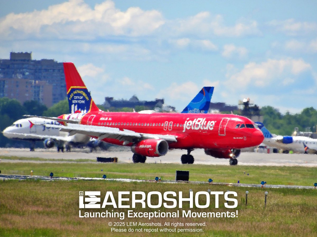 LEMAeroshots's tweet photo. The weekend has arrived, and I’m coming in HOT with this awesome plane!!! -LEM 🔴🤩🙌🏻🥵🔥🚒

✈️ @JetBlue @Airbus A320 🎨 #BlueBravest @FDNY Livery 🔢 #N615JB 📍 DCA (@Reagan_Airport) 🛬 Runway 1 🗓️ May 5, 2023 📸 @Kodak @KodakPIXPRO AZ528

#LEMAeroshots #FlyReagan #JetBlue https://t.co/F8upskwkzS
