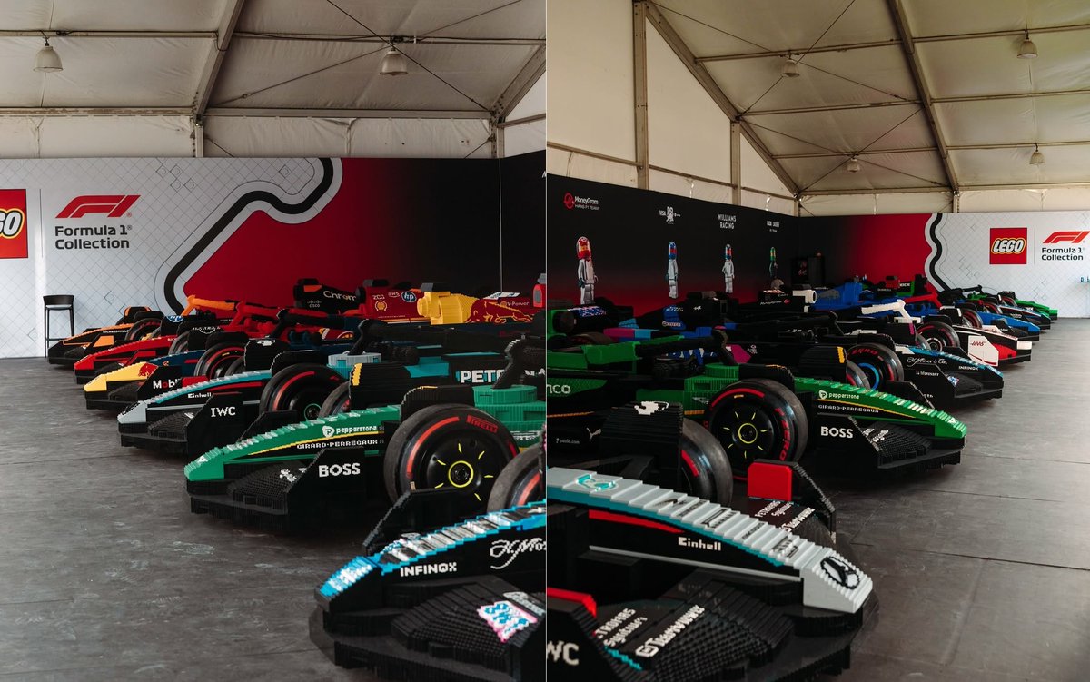 LEGO Formula 1 Life-Sized Cars at Miami Grand Prix

The Formula 1 Miami Grand Prix is this weekend and LEGO is on full display as they have shown off life-sized cars for each team.

thebrickfan.com/lego-formula-1…

#LEGO #LEGONews #Formula1 #F1 #MiamiGP