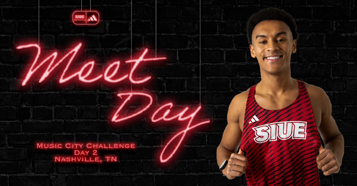 SIUE Track & Field (@siuetrackfield) on Twitter photo Last Day Best Day🤝
🎽 Music City Challenge
📍Nashville, TN
🗓️ Day 2
📊 linktr.ee/siuetrackfield for live results and more!
#RollCougs | #SIUExctf Last Day Best Day🤝
🎽 Music City Challenge
📍Nashville, TN
🗓️ Day 2
📊 linktr.ee/siuetrackfield for live results and more!
#RollCougs | #SIUExctf