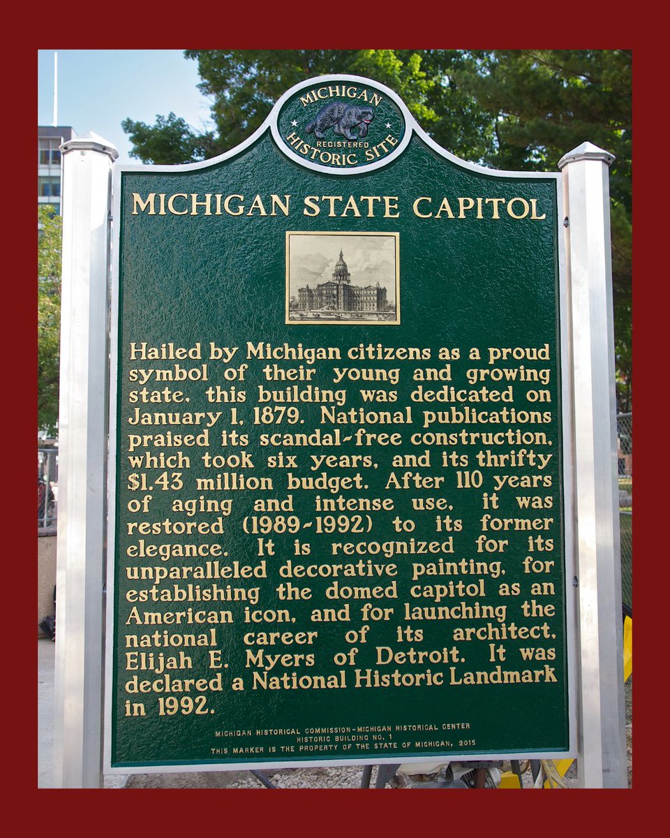 May is #NationalPreservationMonth! Preserving the Michigan Capitol and its artifacts helps keep our history alive for future generations.
Which project do you find most fascinating? Learn more: capitol.michigan.gov 🏛️

#MichiganCapitol #PreservationMonth #HistoricPreservation