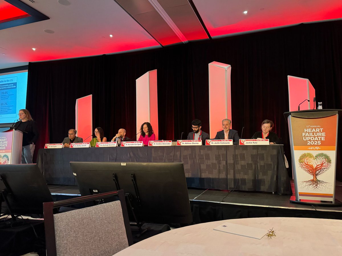 Marc Bains (@marcbains) on Twitter photo Day 2 #HFupdate digs into GDMT, cutting-edge algorithms for HFrEF care, the critical topic of pregnancy & HFrEF, & we witnessed a spirited debate on "Recovered HF is a myth"
PWLE Champion <a href="/jackie_ratz/">Jackie Ratz π¨π¦</a> grounded the session in what truly mattersβthe patient voice.
#HeartFailure Day 2 #HFupdate digs into GDMT, cutting-edge algorithms for HFrEF care, the critical topic of pregnancy & HFrEF, & we witnessed a spirited debate on "Recovered HF is a myth"
PWLE Champion <a href="/jackie_ratz/">Jackie Ratz π¨π¦</a> grounded the session in what truly mattersβthe patient voice.
#HeartFailure