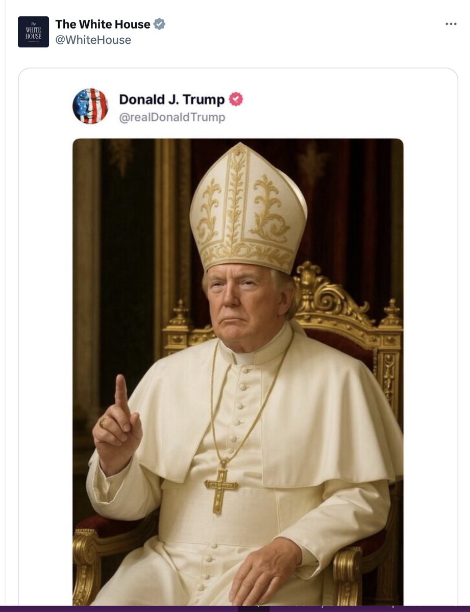 La cuenta oficial de la Casa Blanca.