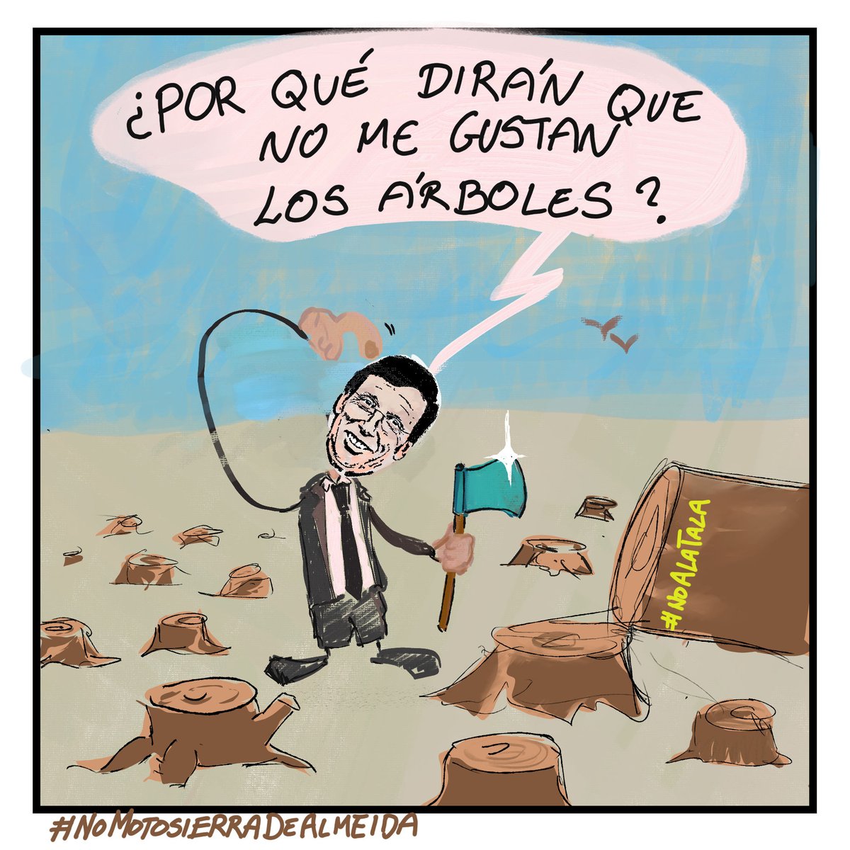 exocert's tweet photo. @AlmeidaPP_ #Montecarmelo, o como dicen en Cibeles Madrid desert zone. https://t.co/pq0kAZs5KA