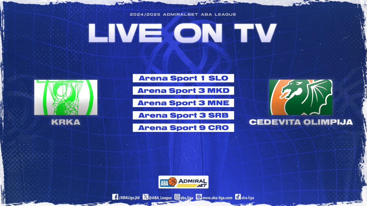 DON'T MISS IN 15 MINUTES: <a href="/bckrka/">KK Krka Novo mesto</a> - <a href="/KKCedOL/">Cedevita Olimpija Ljubljana</a>.

#ABALiga