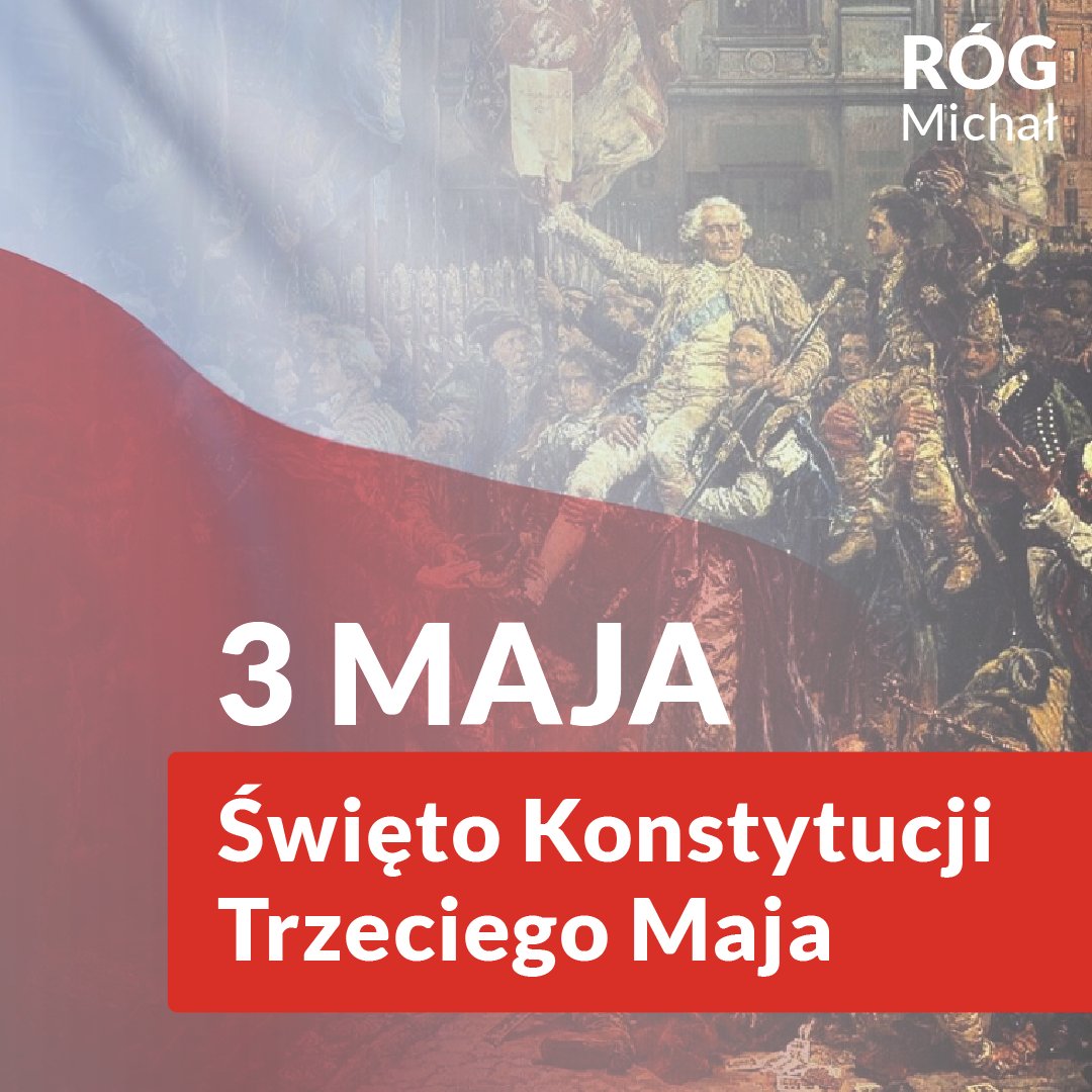 Michal_Rog_'s tweet photo. Vivat Maj, 3 Maj ❗️🇵🇱 https://t.co/lrE1c4i4Fx