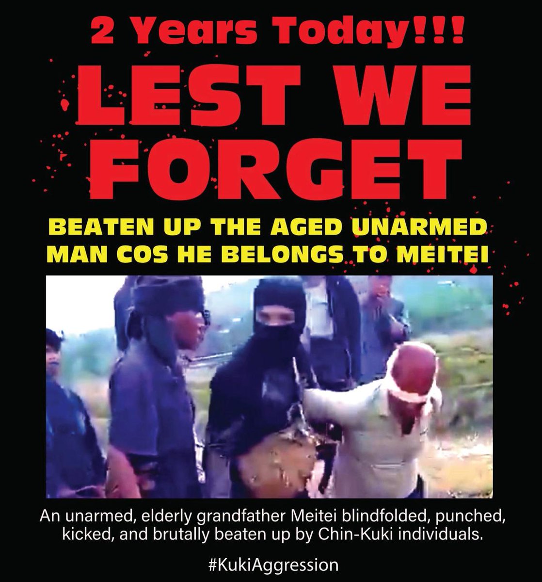 2 years today!!

Manipur still burns