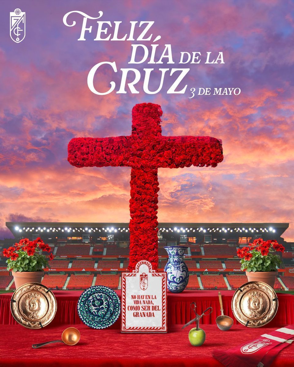 🌹 ¡Feliz 𝐃𝐢́𝐚 𝐝𝐞 𝐥𝐚 𝐂𝐫𝐮𝐳, granadinistas!