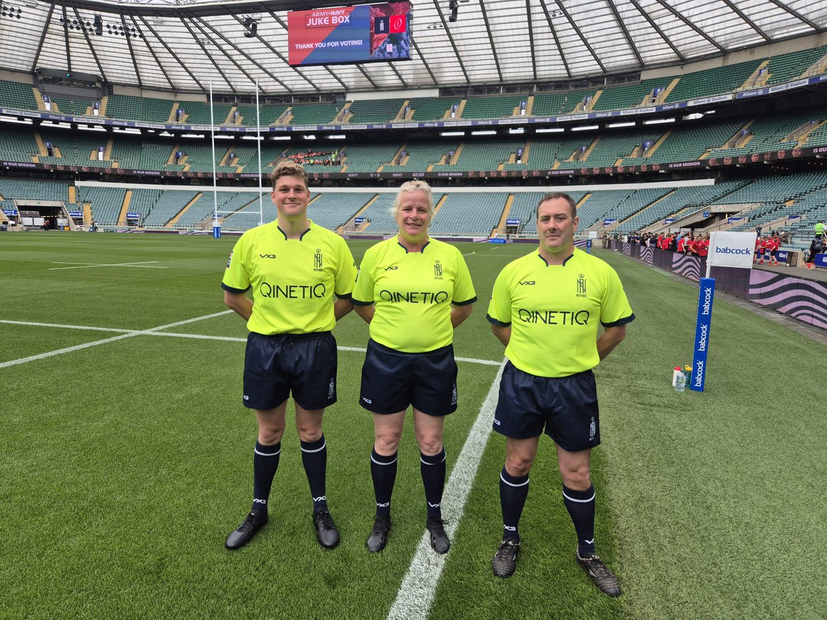 RNRURS interservices involvement begins today, with our To3 at Rugby HQ for youth rugby events between the main events at today's Navy Vs Army.

Go well team.