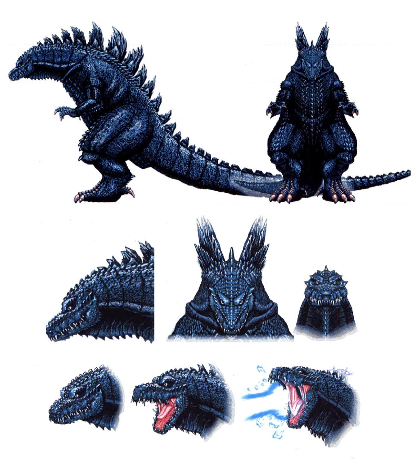 [特価]酒井ゆうじ　ゴジラ1999 検討デザイン　リペイント 酒井ゆうじ ゴジラ1999 検討デザイン リペイント