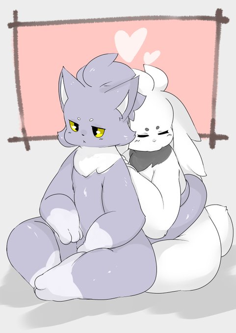 息抜きお絵描き
シャルくんとソフルちゃん 