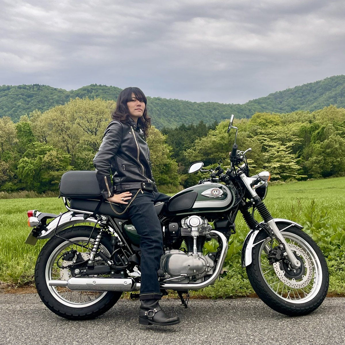 バイク買い替えた

#w800
#ライディングデュエル可