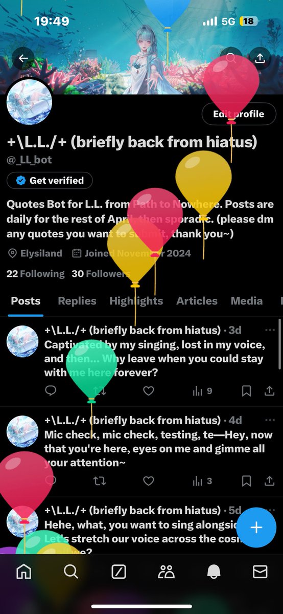 _LL_bot's tweet photo. // Not L.L. Bot

Unqualified translation of the CN birthday post from yours truly

The post referred to the practice of writing wishes on a wooden board and hanging them on a tree https://t.co/XXFqpz78vD