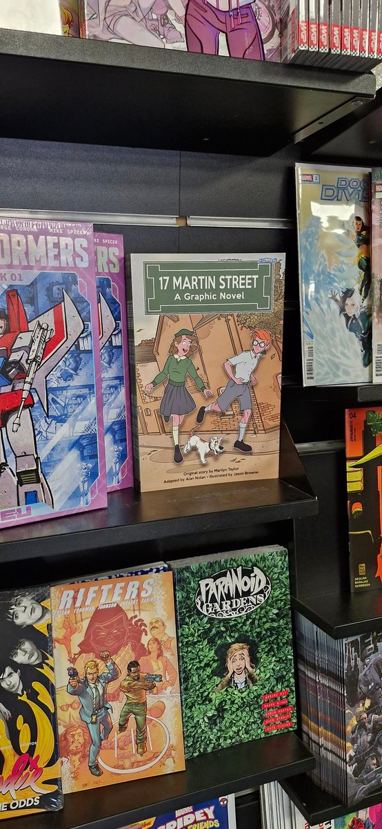 Spotted in <a href="/FPDublin/">Forbidden Planet Dublin</a> this #FreeComicBookDay

Our anthologies are on sale, and <a href="/writeranonymous/">Paul Carroll 📚✒</a>'s lettering debut with <a href="/OBrienPress/">The O'Brien Press</a> in a prime position!