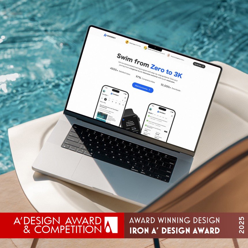 melisaksun's tweet photo. Just won 2 A’ Design Award this year!

🏅 SkinAI – A digital skincare product designed for PulpoAR. AI-powered analysis &amp; personalized results.

🏅 Swimmy – A landing page concept for beginner swimmers built around a “Zero to 3K” journey.

Thanks @adesignaward , truly grateful! https://t.co/ouwlP1HfMs