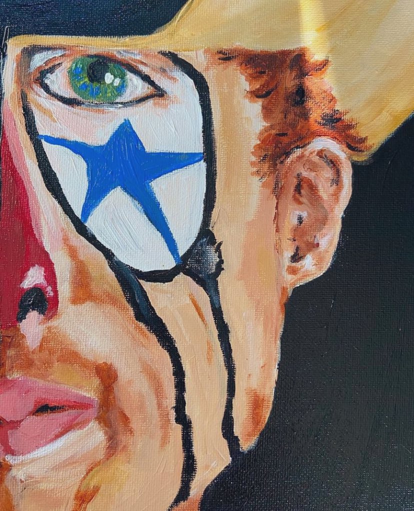 GarietyAmber's tweet image. “Savior” acrylic on canvas

#aaronwatson #rodeoclown #westernart #contemporaryart #ArtistsOnTheChain