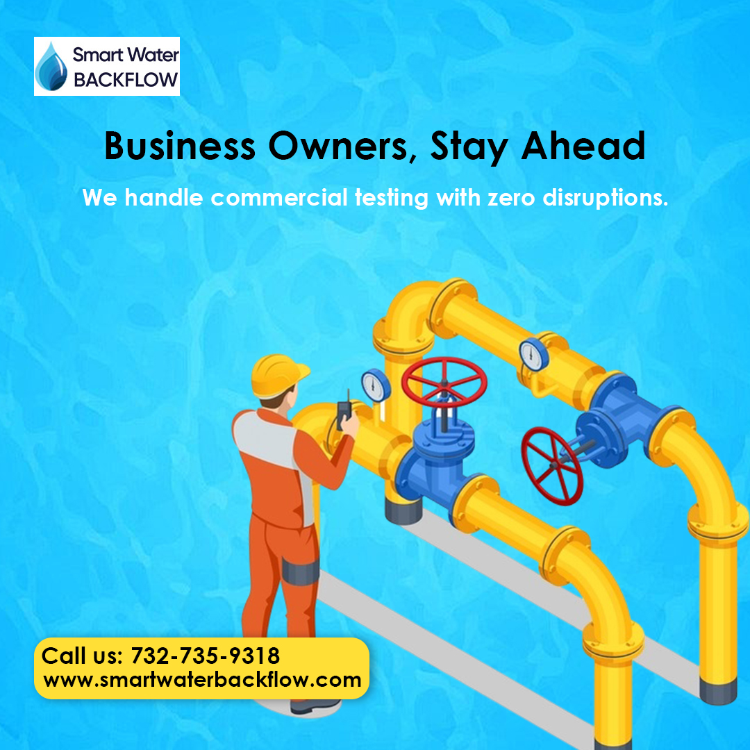 smartwaternj's tweet image. From restaurants to apartments, we work with all types of businesses to deliver backflow testing on time and on point. #CommercialBackflow #SmartWaterSolutions #NJBusinessSafety