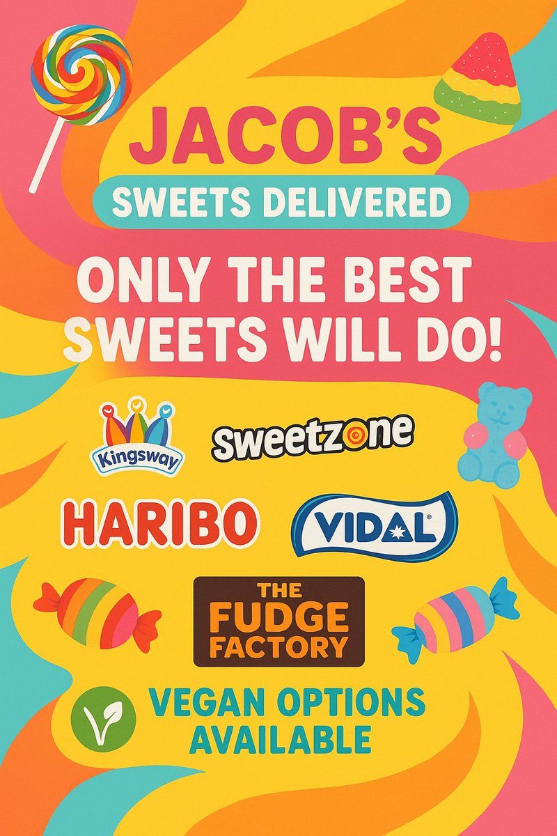 OUGOfficial's tweet image. 🚨 SWEET ALERT! 🚨 Next 5 orders on 👉 jacobssweetsdelivered.co.uk get FREE surprise sweets 🍬🤯 Because why not? 🎉

Jelly? Fudge? Pure joy in a bag. You snooze = you chewy-lose. 👀

#FreeSweets #JacobsSweets #SugarRush #SmallBiz #TreatTime
