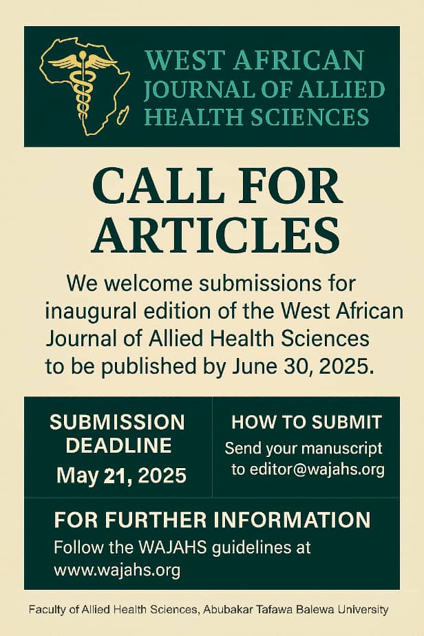 Faculty of Allied Health Sciences (@fahs_atbu) on Twitter photo 