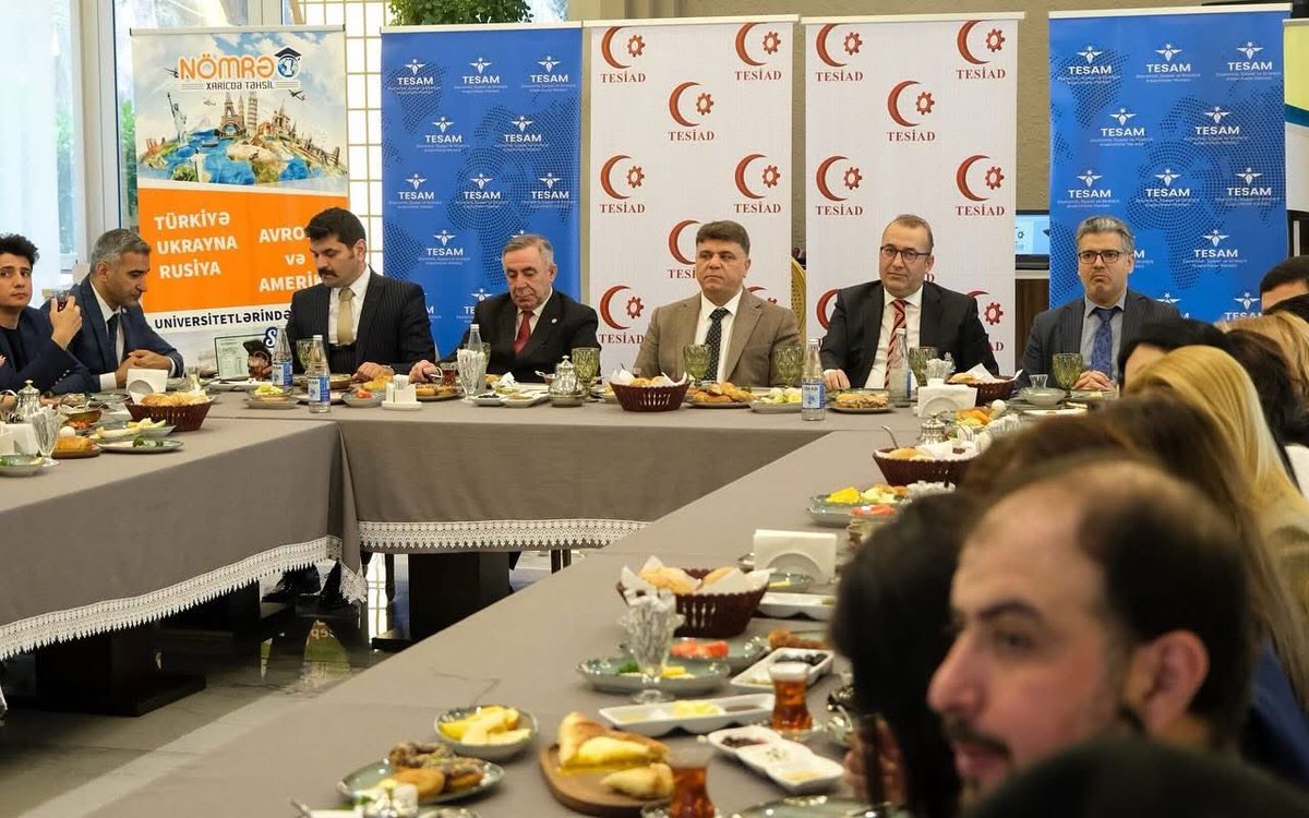 TESİAD Bakü Şubesi’nden Stratejik Buluşma: “Yeni Dünya Düzeninde Amerika-Çin Denklemi ve Türk Dünyası Ekonomisi” Konuşuldu