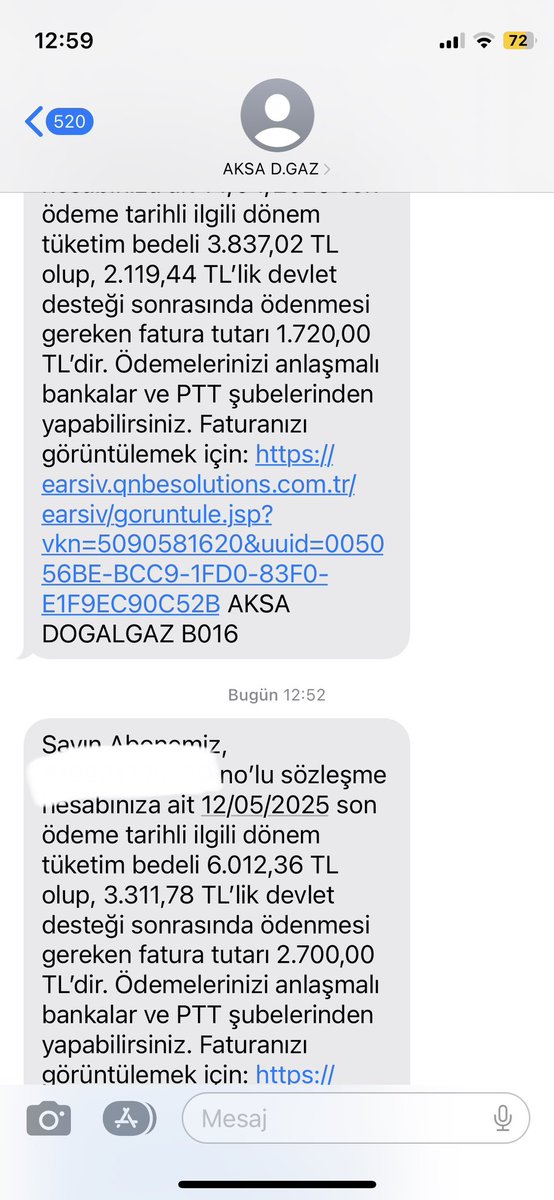 bacioglou's tweet photo. Bir önceki ay 3.8 k olan tutar bu ay %60 artış göstererek nasıl 6 k olabiliyor ? Doğup büyüdüğüm ülkede nefes almaktan tiksinir oldum. https://t.co/7cv9VCI52y
