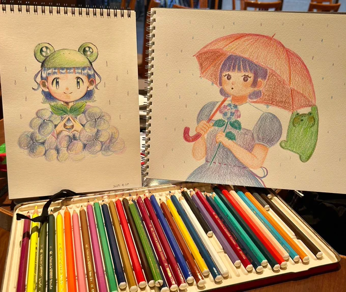 ともだちとお絵描き会しました^^ 