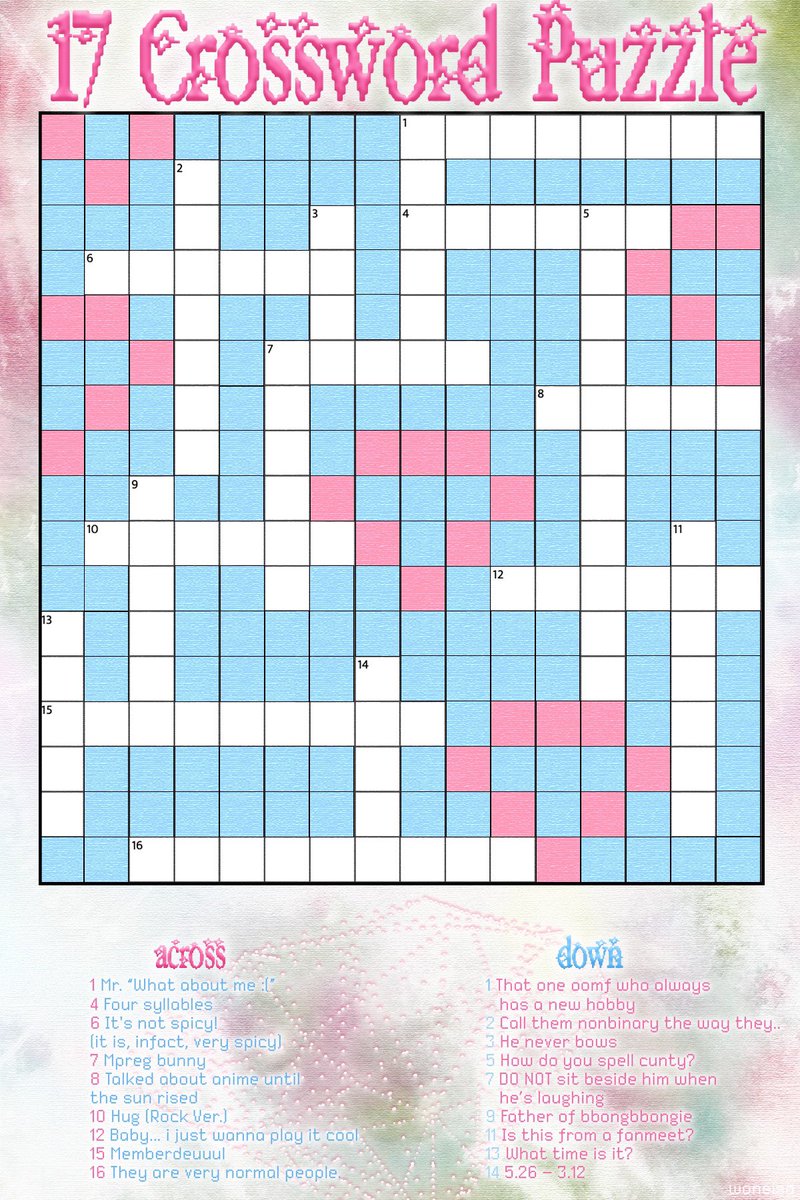 woneisa's tweet image. Extra! Extra! Read all about it! 

can you solve the latest 17 Times Puzzle?
share your answers and get your copies at #CaratArtFest2025 on May 17, 2025 🧩📰