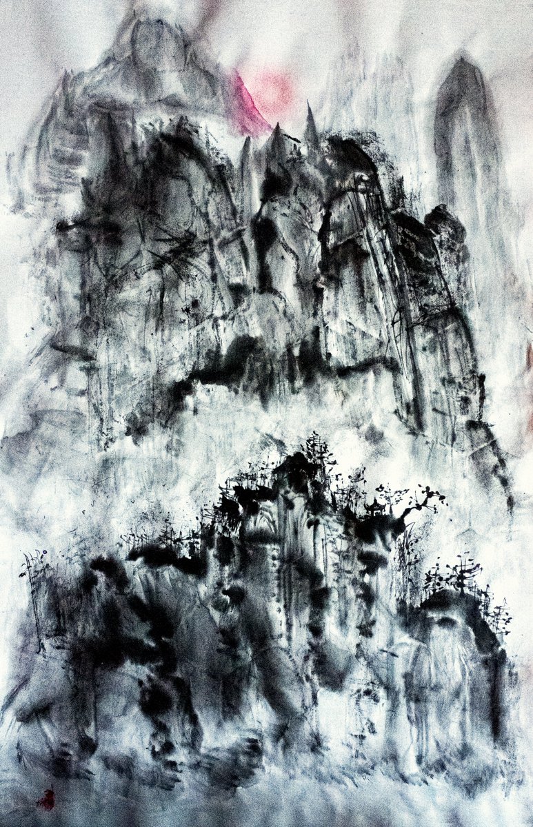Good morning, happy weekend!

New painting (click to view full), very happy to try this new paper!

Ink on rice paper 38g, 45,5x70 cm