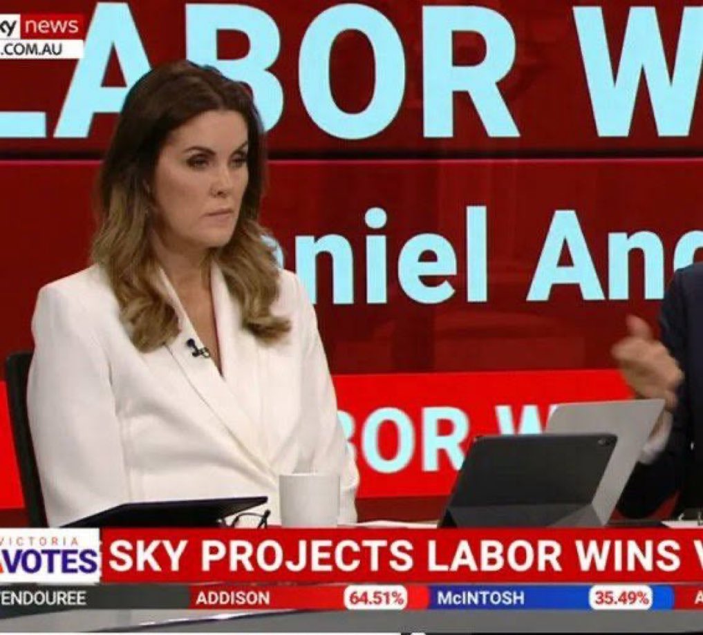 mlbkiwi's tweet photo. A horse and PETA Credlin go into a bar. The barman says to Credlin, Why the long face? #auspol #AusVotes2025 https://t.co/HP3XC1RHft