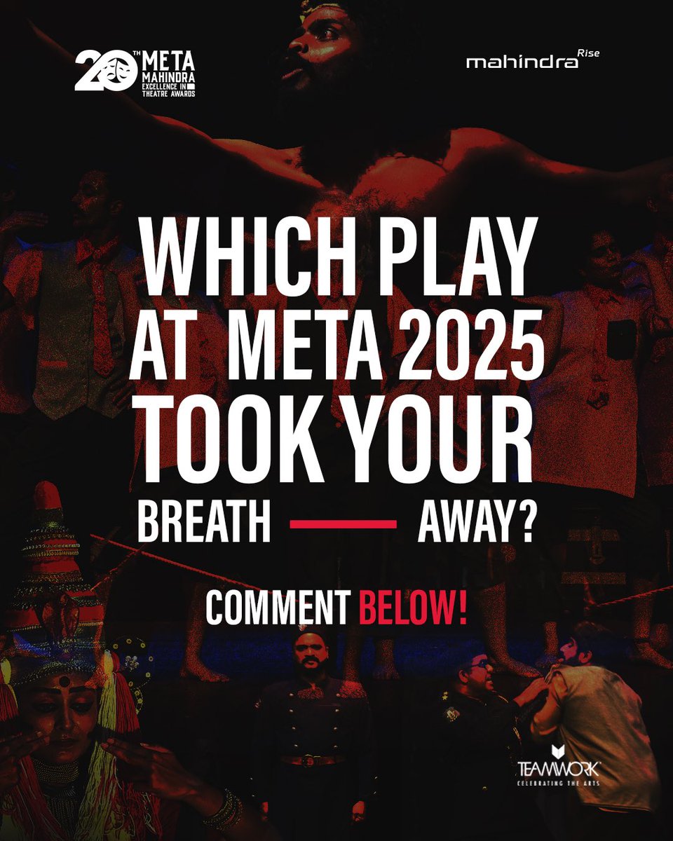 Comment below and share with us which performance had you at the edge of your seat and why it stood out for you!  

#META2025 #META #mahindrarise #theatre #theatrelife #performingarts #artists #act #acting #plays #theatreawards #awards #METAiscalling