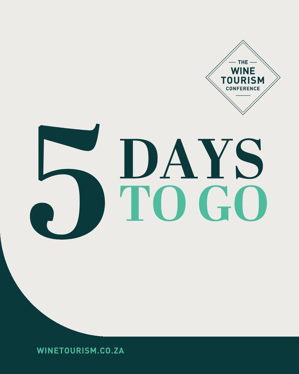 The Wine Tourism Conference 2025 kicks off in 5 days &amp; there’s still time to secure your ticket!
Join us for a day of powerful insights, fresh perspectives, and meaningful connections with leaders shaping the future of wine tourism.
🎟️ Don’t miss out rebrand.ly/wtc-tickets