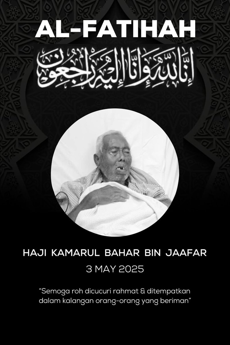 afiqakop's tweet photo. Atok kandung saya dah meninggal dunia, pagi tadi😭😭😭

 minta jasa baik semua sama2 kita sedekahkan bacaan Al Fatihah ya ( bagi yang beragama Islam) 🤲 https://t.co/YYLVCTBGtj