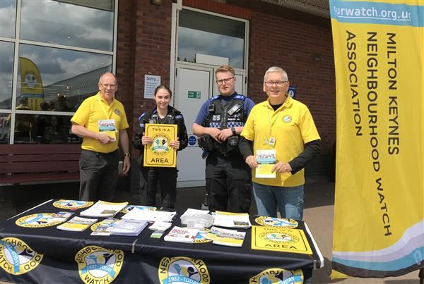 Milton Keynes Neighbourhood Watch Association will be at the Abbey Hill Parish Council Annual Parish Meeting on Saturday 10th May 1400-1600, Church of the Holy Cross, 2 Church Hill, Two Mile Ash, MK8 8EQ.
Come along and say hello.
Regards
Steve
Secretary, MKNHWA
