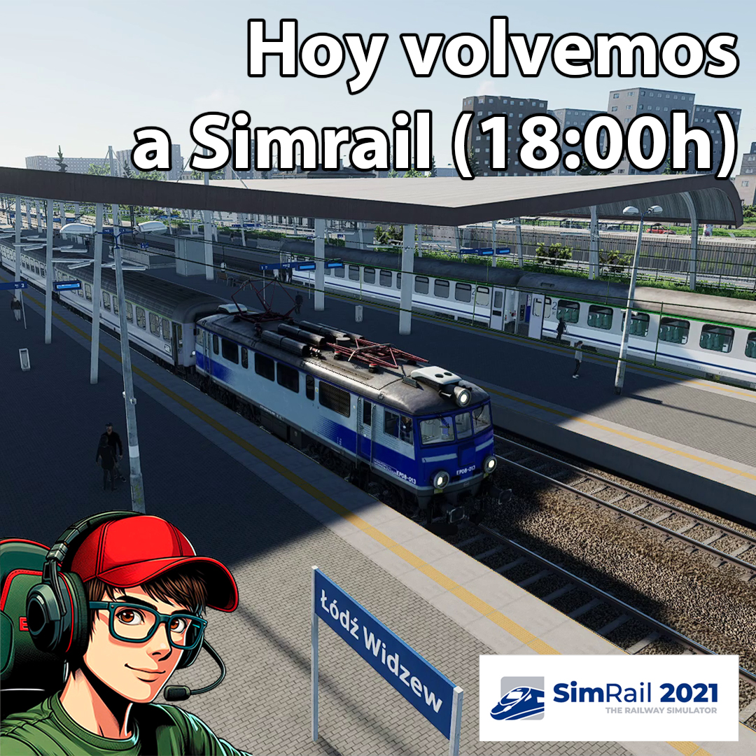 JL_Playing's tweet image. Hola a todos!!! Ya ha salido el nuevo DLC de Simrail, la línea Lódz-Varsovia, una extensión hacia el oeste del mapa original.
Hoy, volvemos a retomar este excelente simulador ferroviario con un tren de pasajeros desde Varsovia hasta Lódz.
Espero que os guste, saludos !!!