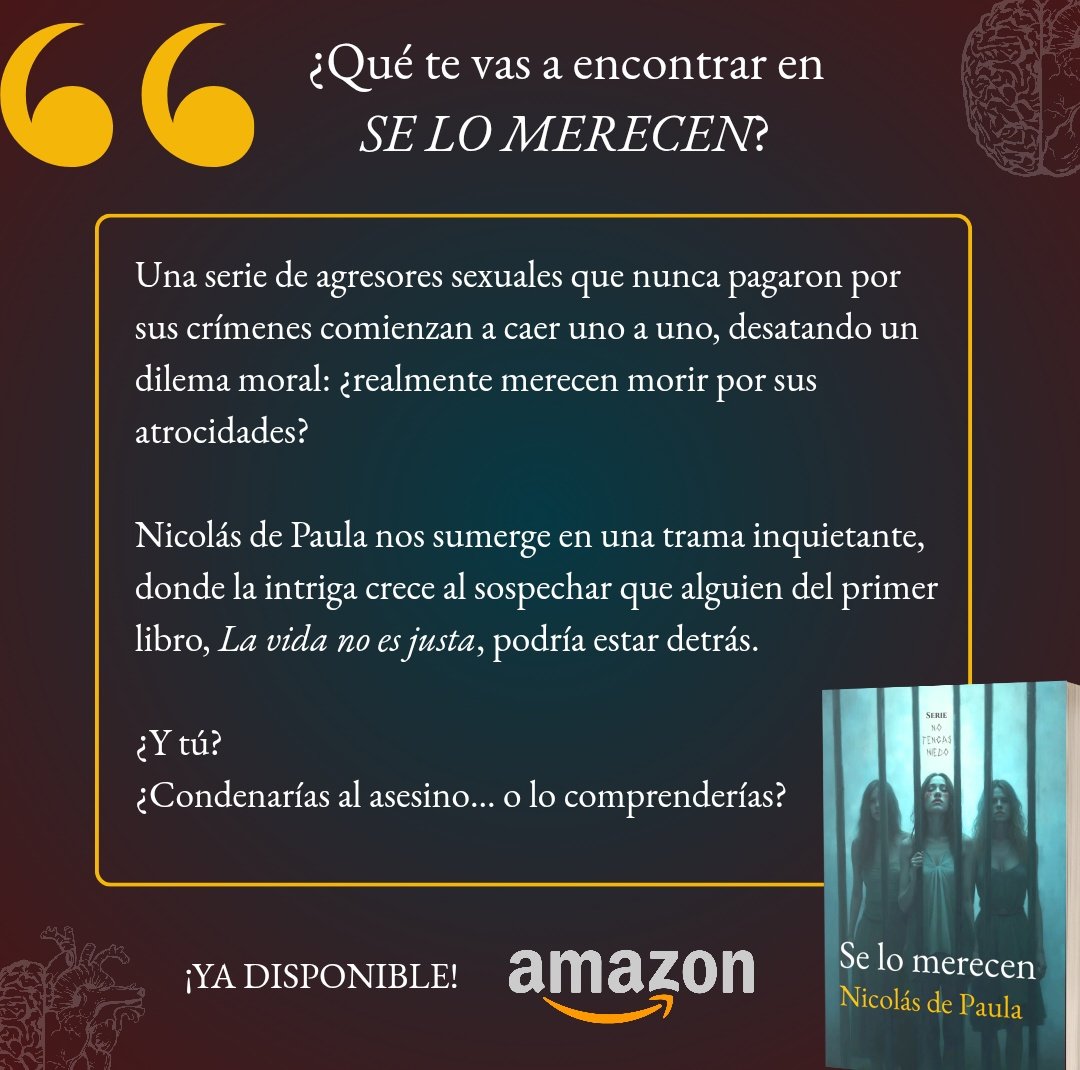 nicodepaula_'s tweet photo. Solo tienes que responder a la última pregunta... 📘😏😏💥
¿De qué lado estás?

📘 SE LO MERECEN 📘
🔽🛒🛒 YA DISPONIBLE 🛒🛒🔽
Link de compra:
https://t.co/imLrrwNX8J

#LecturaRecomendada #LeerAhora #FelizSabado https://t.co/x4A5QKAJeJ