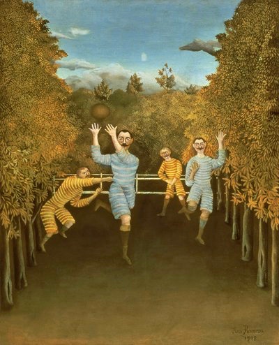 VGrainger's tweet image. “O, it is excellent
To have a giant's strength, but it is tyrannous
To use it like a giant” #Shakespeare’s Isabella⚖️ #MeasureForMeasure⚽️

🎨Las Futbolistas❤️❤️❤️! 1922 by #ÁngelZárraga The first artist to depict #womensfootball🏆 |&amp;amp;, The Football Players by #HenriRousseau 1908