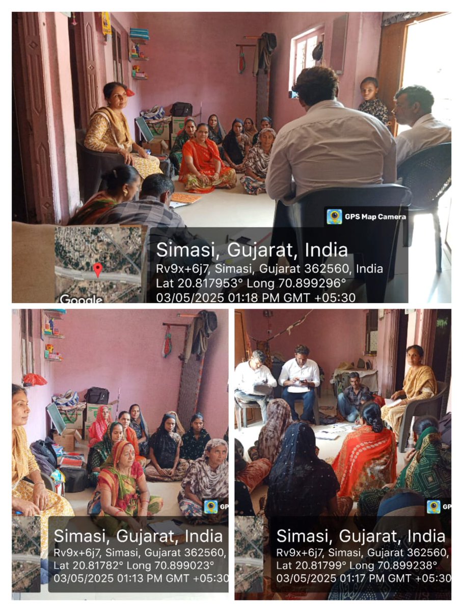 NRLM Girsomnath (@nrlmgirsomnath) on Twitter photo ગીર સોમનાથ જીલ્લાના ઉના તાલુકાના સીમાસી ગામે SHGની મિટિંગ કરવામાં આવેલ જેમાં સ્વ સહાય જૂથોને ICICI બેંક દ્વારા લોન મંજૂર કરવામાં આવેલ.#shggujarat
<a href="/GlpcLivelihood/">Mission Mangalam</a> <a href="/DAY_NRLM/">DAY-NRLM (Aajeevika)</a> <a href="/RaghavjiPatel/">Raghavji Patel</a>
<a href="/ChouhanShivraj/">Shivraj Singh Chouhan</a> <a href="/collectorgirsom/">Collector Gir Somnath</a> <a href="/Drda_Girsomanth/">Districtruraldevelopmentagency Gir somnath</a>
<a href="/manishbansalias/">Dr Manish Bansal IAS</a> <a href="/DdoGirsomnath/">District panchayat Gir Somnath</a> ગીર સોમનાથ જીલ્લાના ઉના તાલુકાના સીમાસી ગામે SHGની મિટિંગ કરવામાં આવેલ જેમાં સ્વ સહાય જૂથોને ICICI બેંક દ્વારા લોન મંજૂર કરવામાં આવેલ.#shggujarat
<a href="/GlpcLivelihood/">Mission Mangalam</a> <a href="/DAY_NRLM/">DAY-NRLM (Aajeevika)</a> <a href="/RaghavjiPatel/">Raghavji Patel</a>
<a href="/ChouhanShivraj/">Shivraj Singh Chouhan</a> <a href="/collectorgirsom/">Collector Gir Somnath</a> <a href="/Drda_Girsomanth/">Districtruraldevelopmentagency Gir somnath</a>
<a href="/manishbansalias/">Dr Manish Bansal IAS</a> <a href="/DdoGirsomnath/">District panchayat Gir Somnath</a>